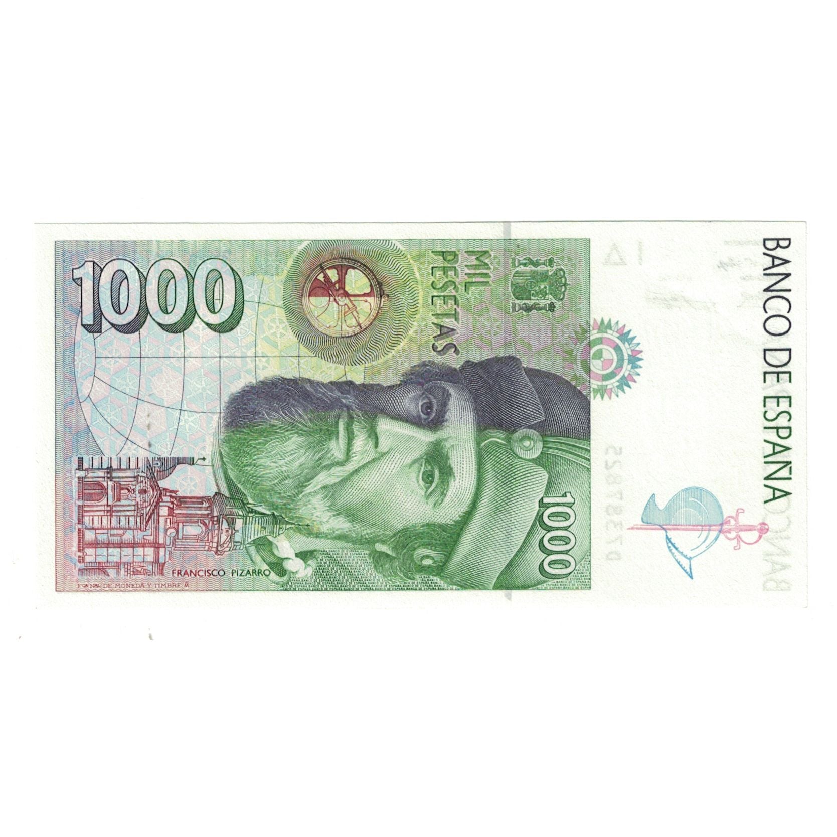 Banknote, Spain, 1000 Pesetas, 1992, 1992-10-12, KM:163, AU(55-58)