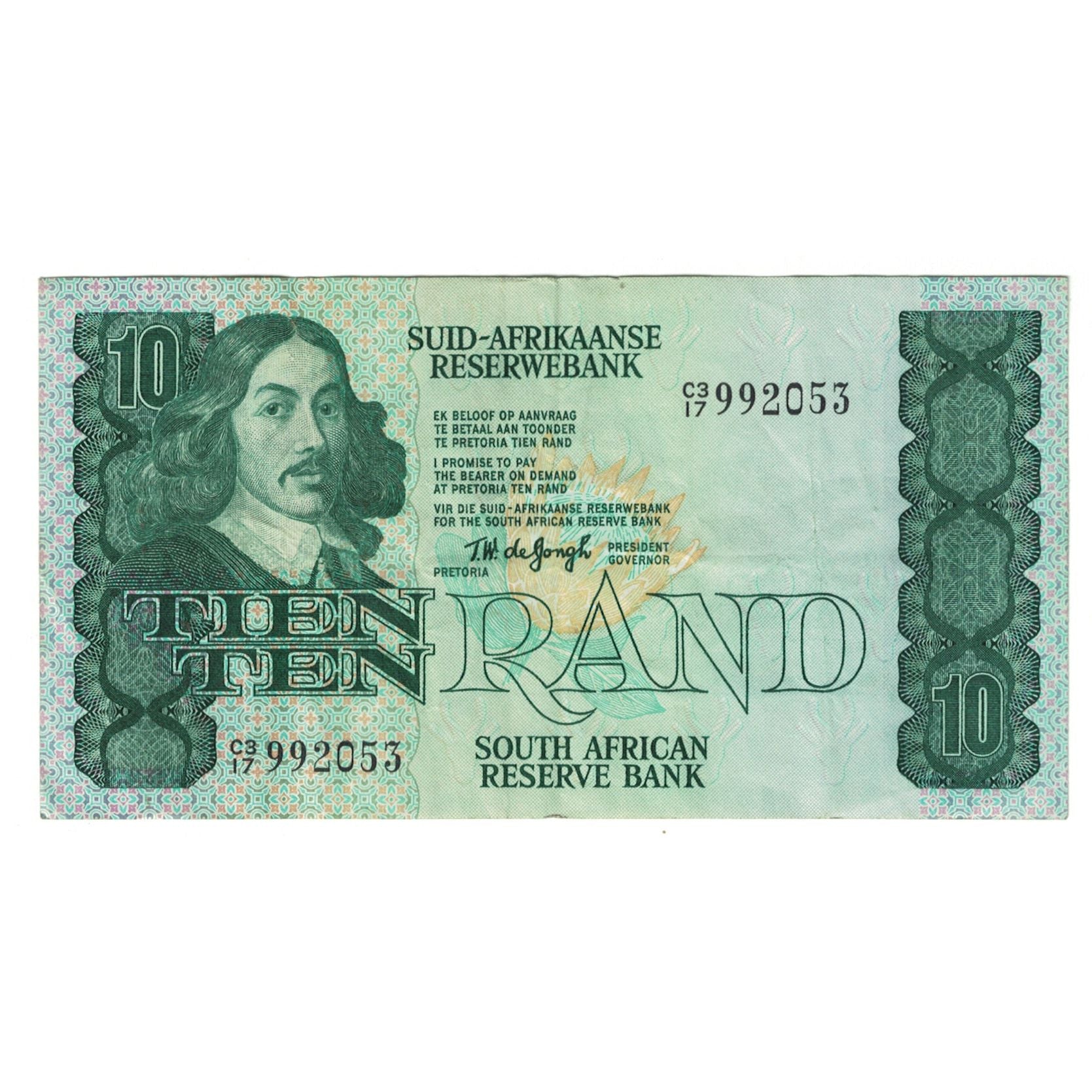 Banknote, South Africa, 10 Rand, KM:120d, EF(40-45)