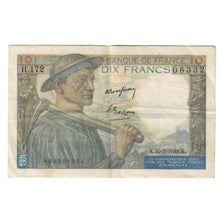 France, 10 Francs, Mineur, 1949, H.17206332, EF(40-45), Fayette:8.19, KM:99f