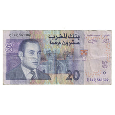 Banknote, Morocco, 20 Dirhams, 2005, KM:68, VF(20-25)