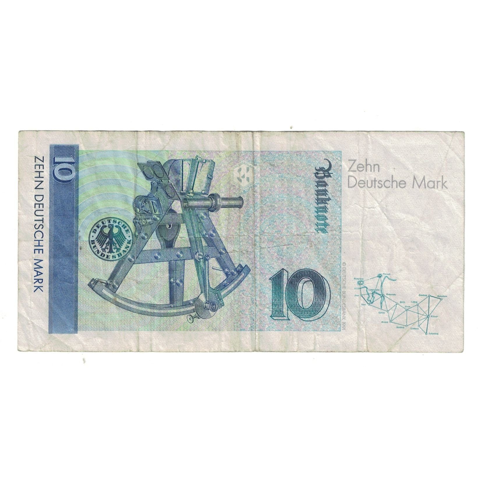 Banknote, GERMANY - FEDERAL REPUBLIC, 10 Deutsche Mark, 1993, 1993-10-01