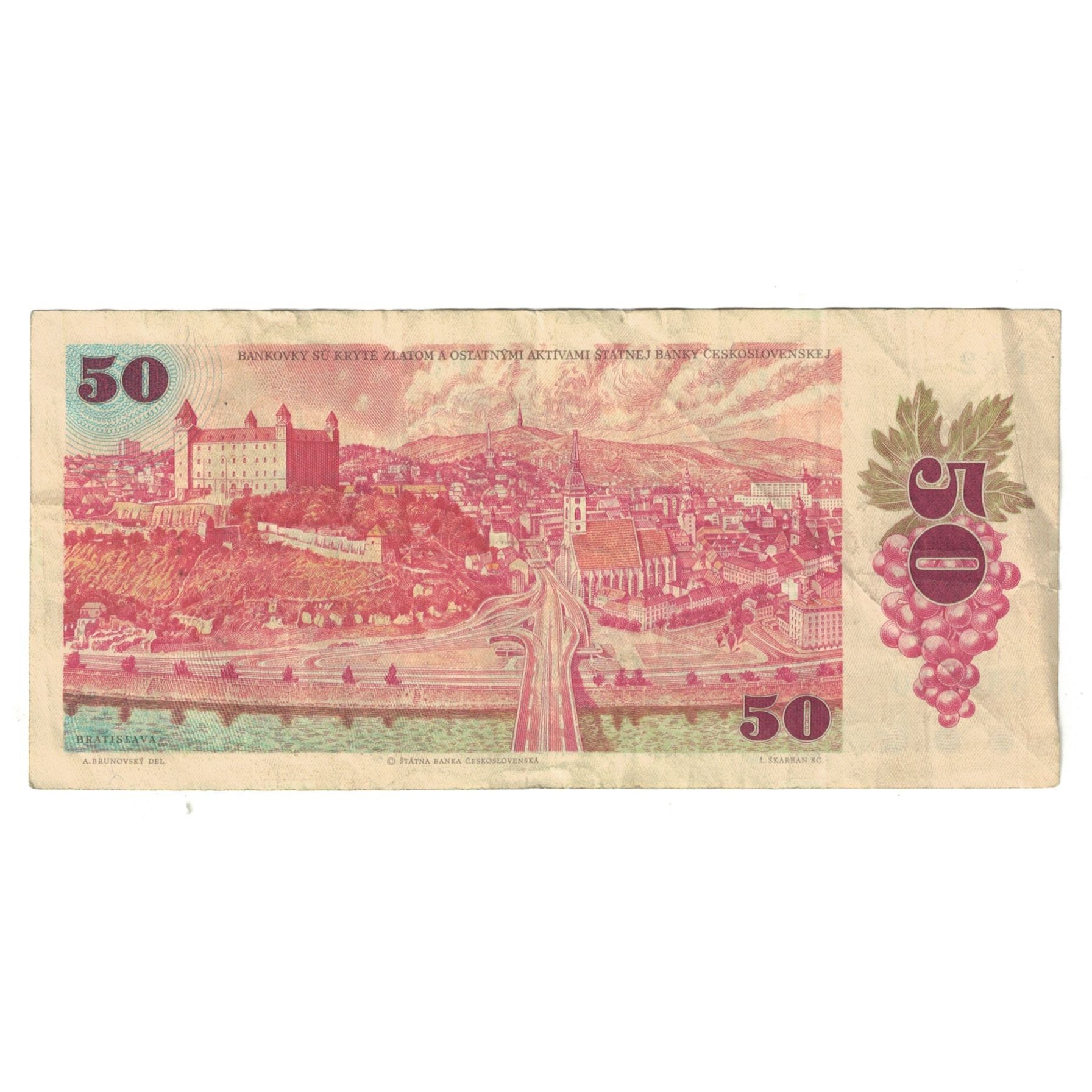 Banknote, Slovakia, 50 Korun, 1987, KM:16, EF(40-45)