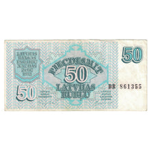 Banknote, Latvia, 50 Rublu, 1992, 1992, KM:40, VF(30-35)