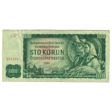 Banknote, Czechoslovakia, 100 Korun, 1961, KM:91c, VF(20-25)