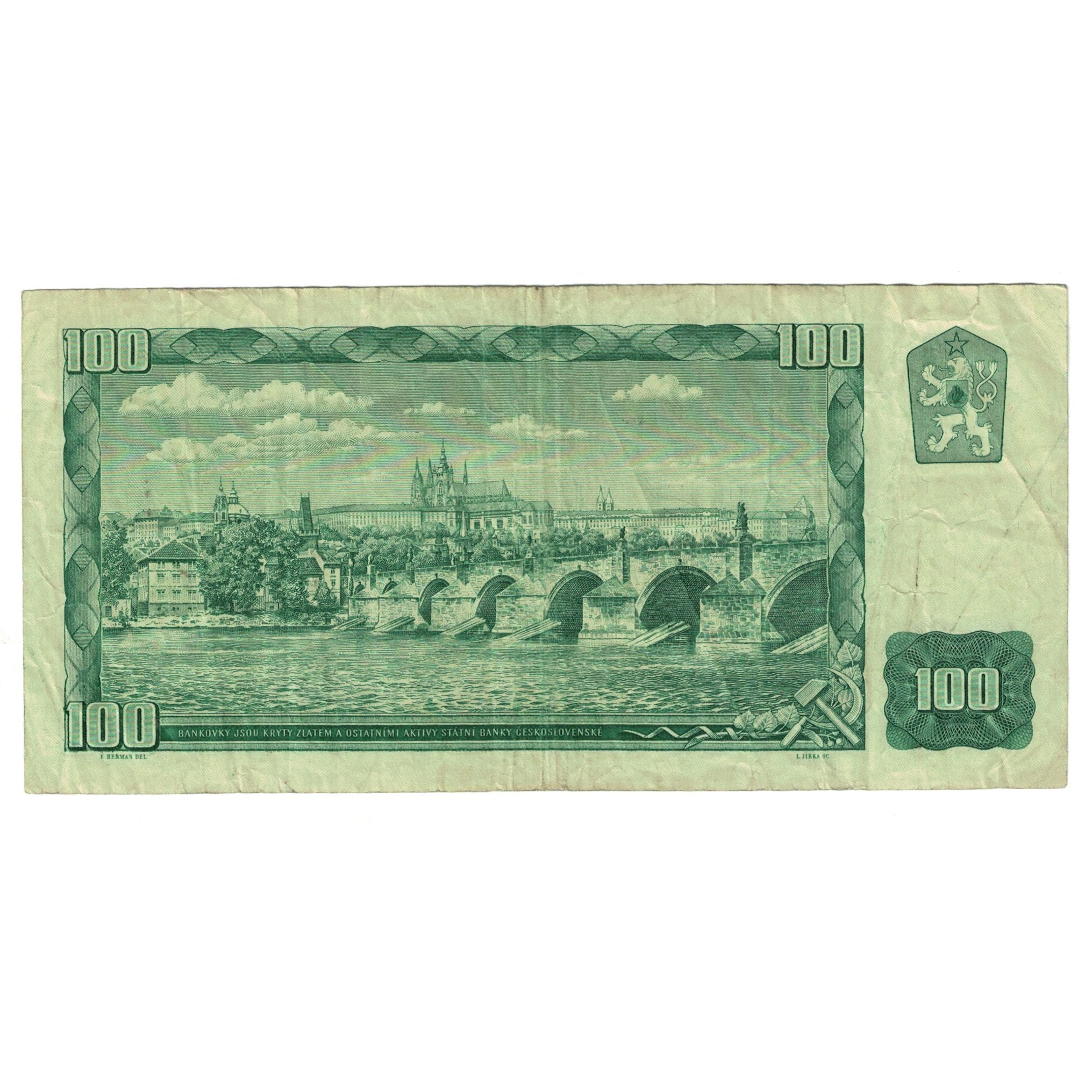 Banknote, Czechoslovakia, 100 Korun, 1961, KM:91c, VF(20-25)