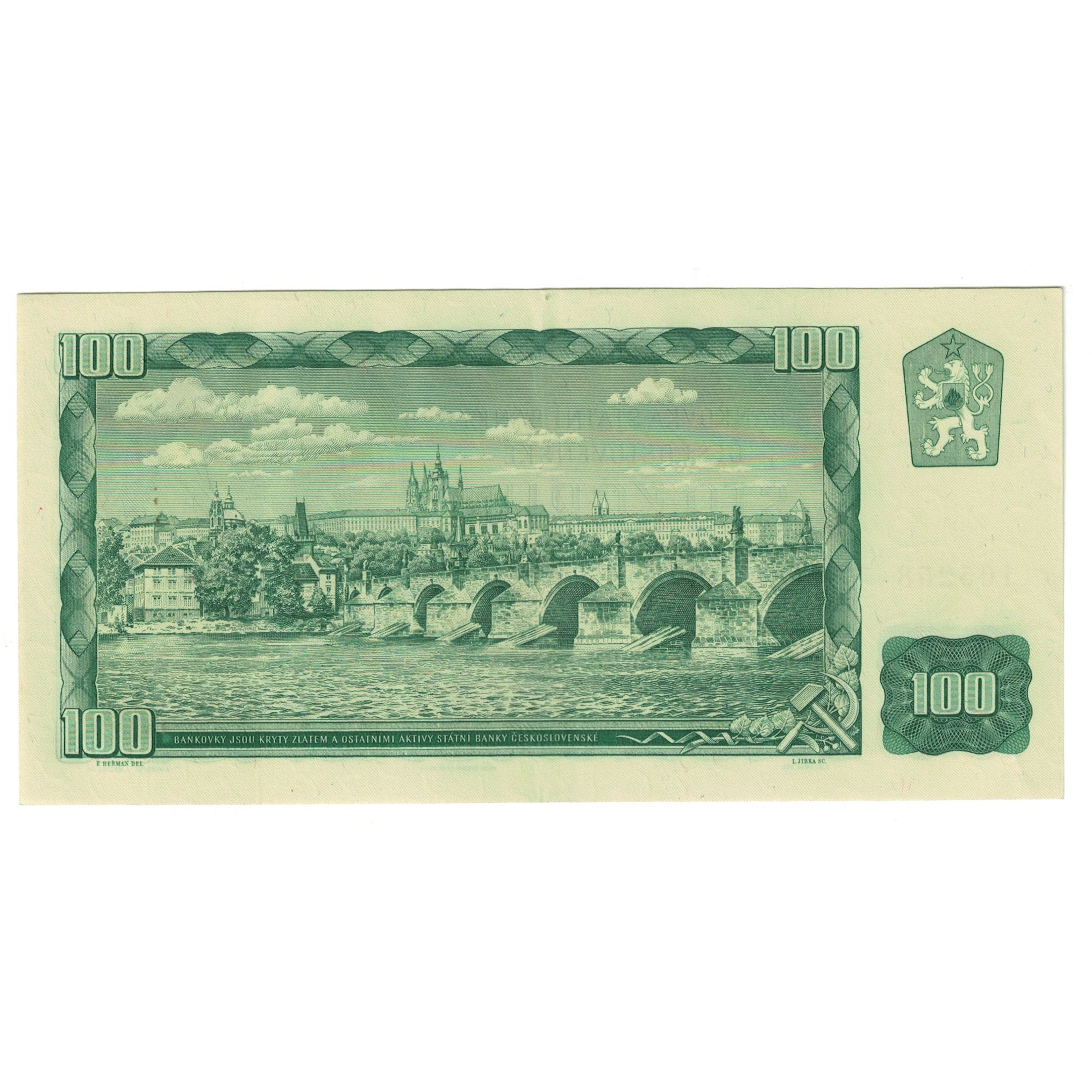 Banknote, Czechoslovakia, 100 Korun, 1961, KM:91c, UNC(63)