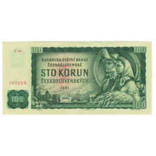 Biljet, Tsjecho-Slowakije, 100 Korun, 1961, KM:91c, SUP