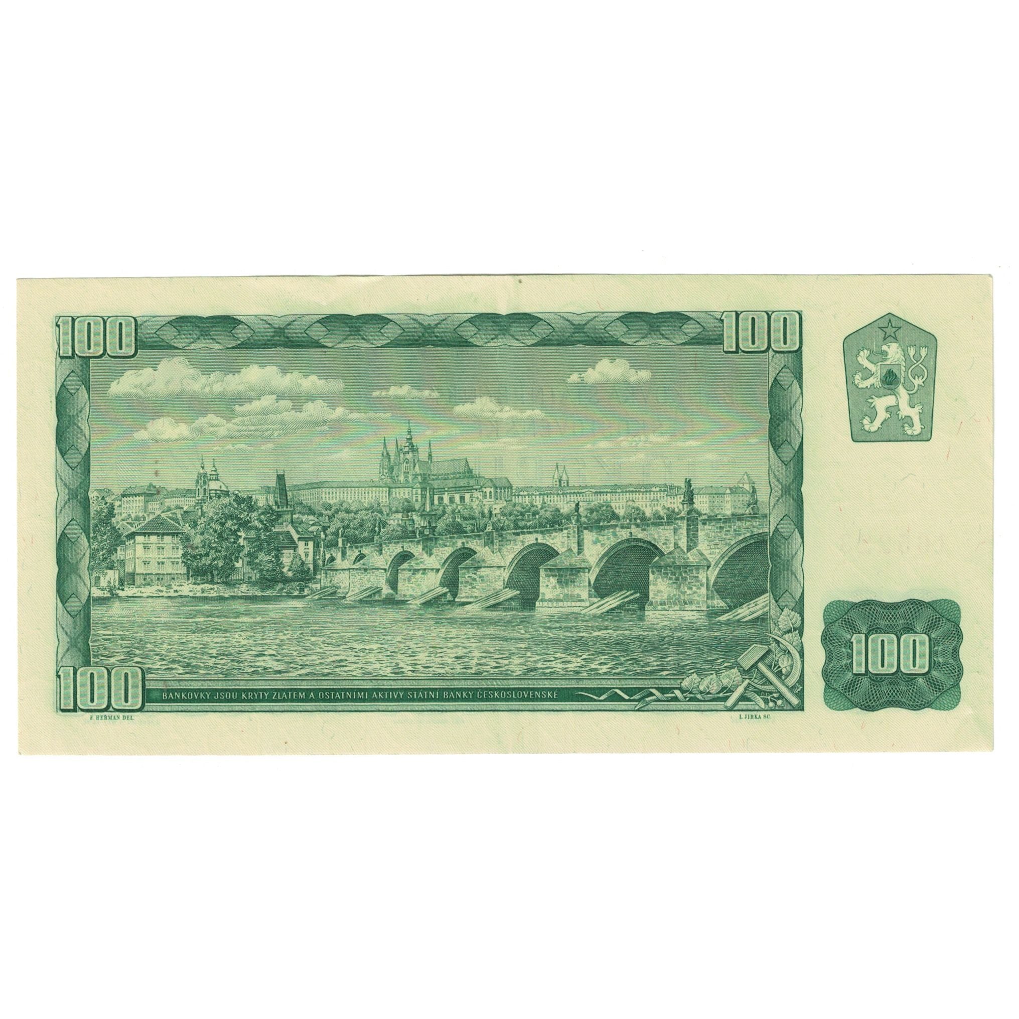 Billet, Tchécoslovaquie, 100 Korun, 1961, KM:91c, SUP