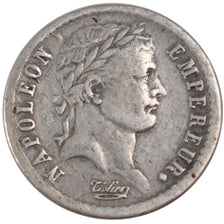FRANCE, Napoléon I, 1/2 Franc, 1808, Strasbourg, KM #680.3, EF(40-45), Silver, G