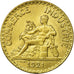 Munten, Frankrijk, Chambre de commerce, 2 Francs, 1921, PR+, Aluminum-Bronze