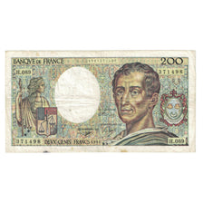 França, 200 Francs, Montesquieu, 1991, H.089371498, VF(20-25), Fayette:70.11