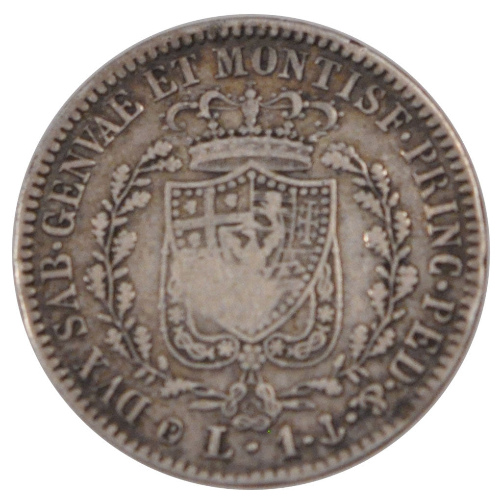Moneta, STATI ITALIANI, SARDINIA, Carlo Felice, Lira, 1829, BB, Argento