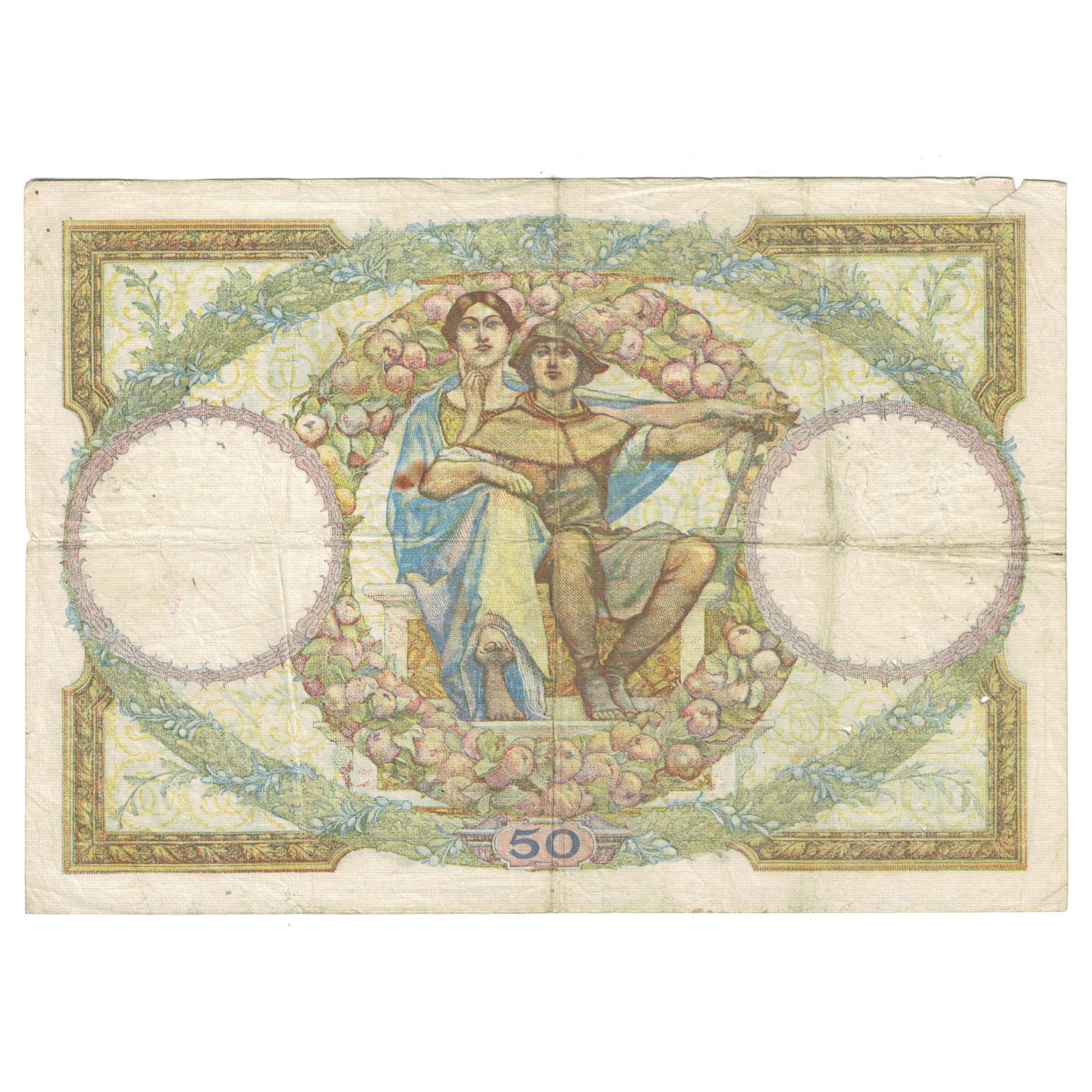 Frankrijk, 50 Francs, Luc Olivier Merson, 1933, V.14688804, TB, Fayette:16.4