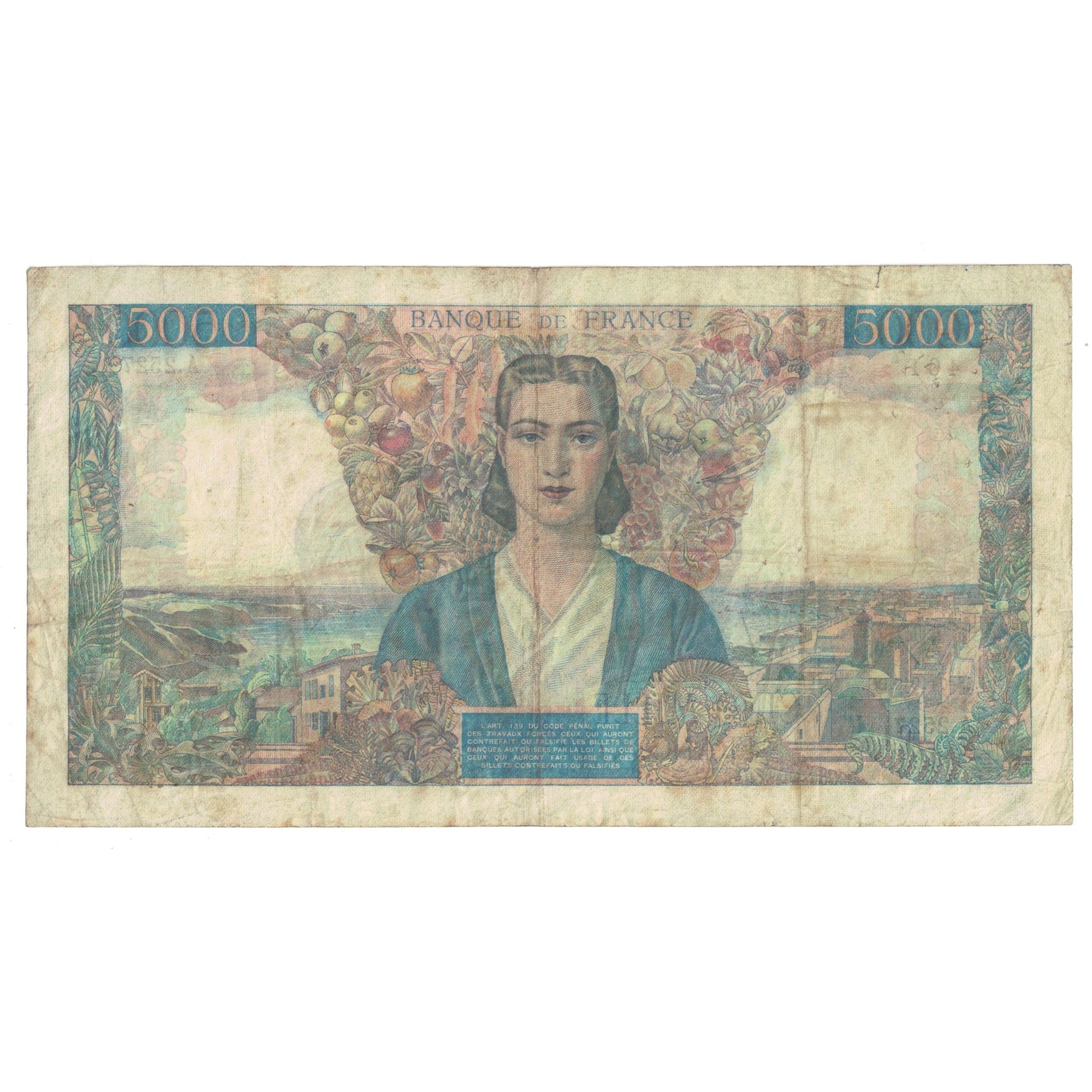 France, 5000 Francs, Empire Français, 1946, A.2527 461, TB, Fayette:47.55