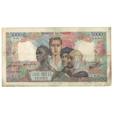France, 5000 Francs, Empire Français, 1947, B.3134 846, TB, Fayette:47.58