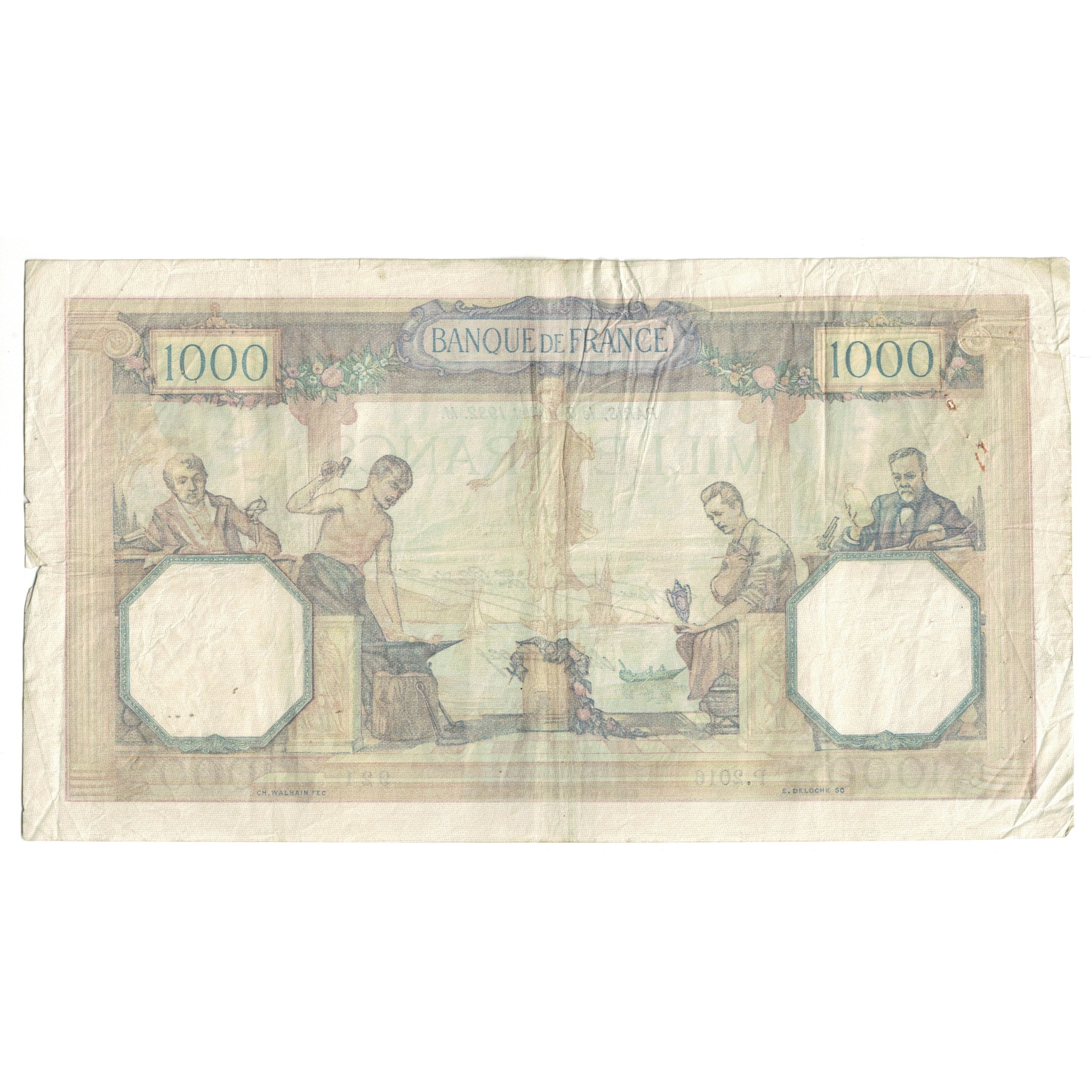 France, 1000 Francs, Cérès et Mercure, 1932, P.2016 921, TB, Fayette:37.7