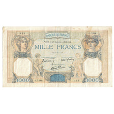France, 1000 Francs, Cérès et Mercure, 1939, G.7568 122, EF(40-45)
