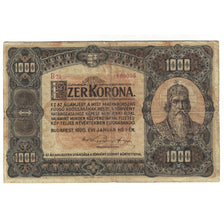 Banknote, Hungary, 1000 Korona, 1923, 1923-07-01, KM:66a, VF(20-25)