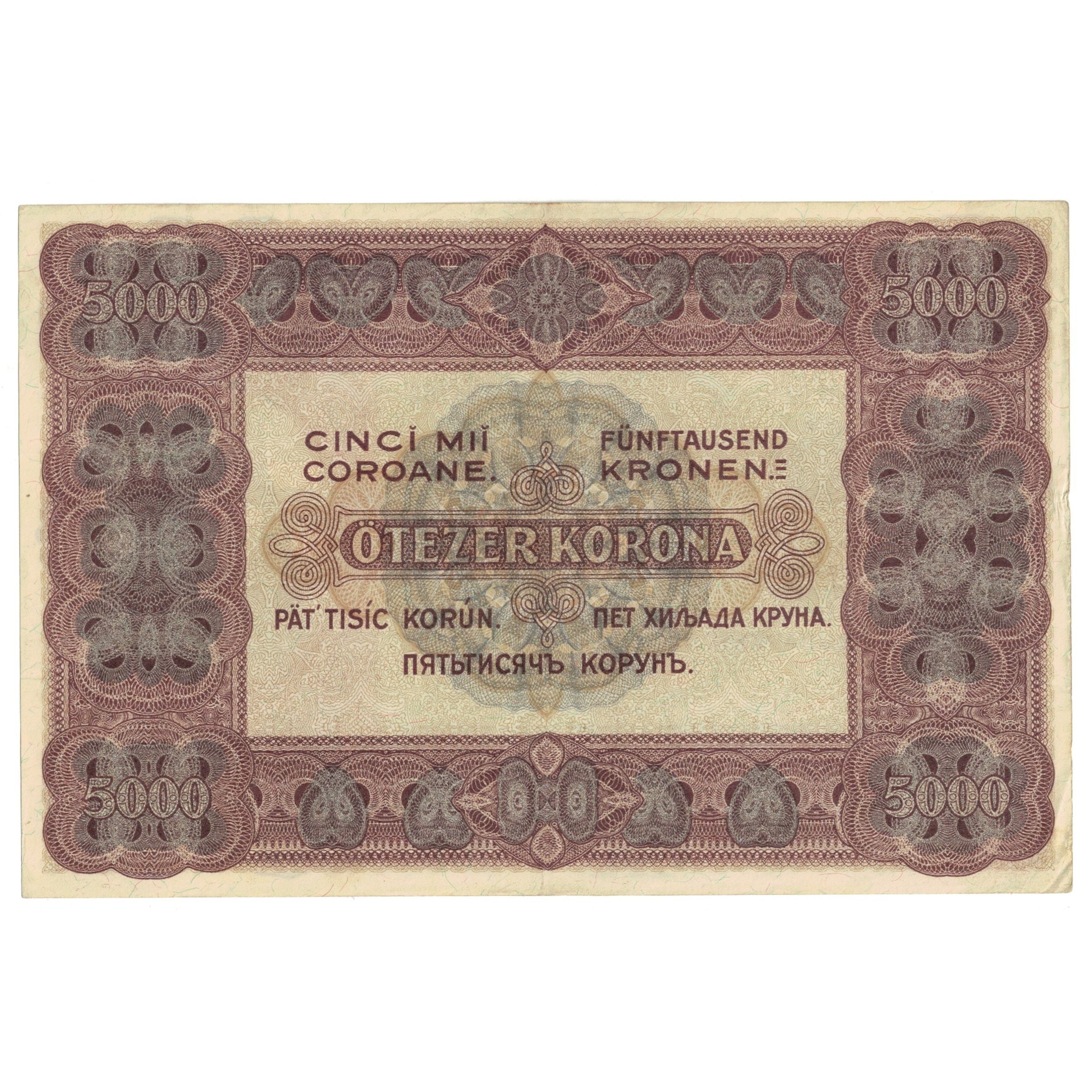 Banknote, Hungary, 5000 Korona, 1920, 1920-01-01, KM:67, EF(40-45)