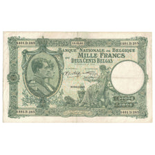 Banknote, Belgium, 1000 Francs-200 Belgas, 1941, 1941-11-18, KM:110, EF(40-45)