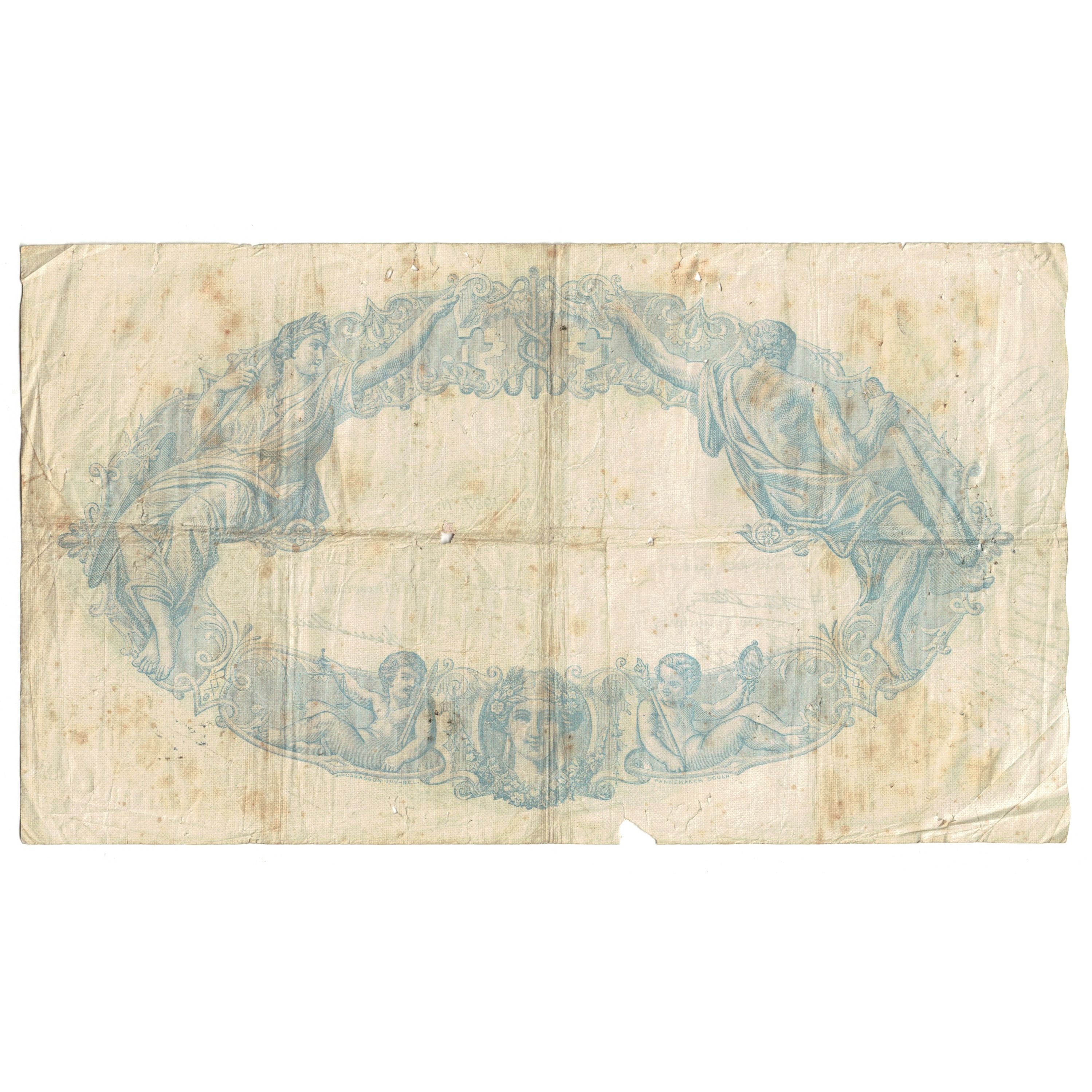 Frankrijk, 500 Francs, Bleu et Rose, 1937, J.2524 666, B+, Fayette:30.38, KM:66m