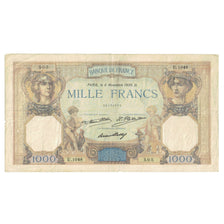 France, 1000 Francs, Cérès et Mercure, 1930, U.1048 505, VF(30-35)