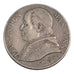 ITALIAN STATES, 2 Lire, 1866, Roma, KM #1379.2, VF(30-35), Silver, 9.84