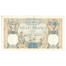 France, 1000 Francs, Cérès et Mercure, 1940, Y.9920 227, EF(40-45)