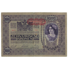 Banknote, Austria, 10,000 Kronen, 1919, 1918-11-02, KM:64, VF(20-25)