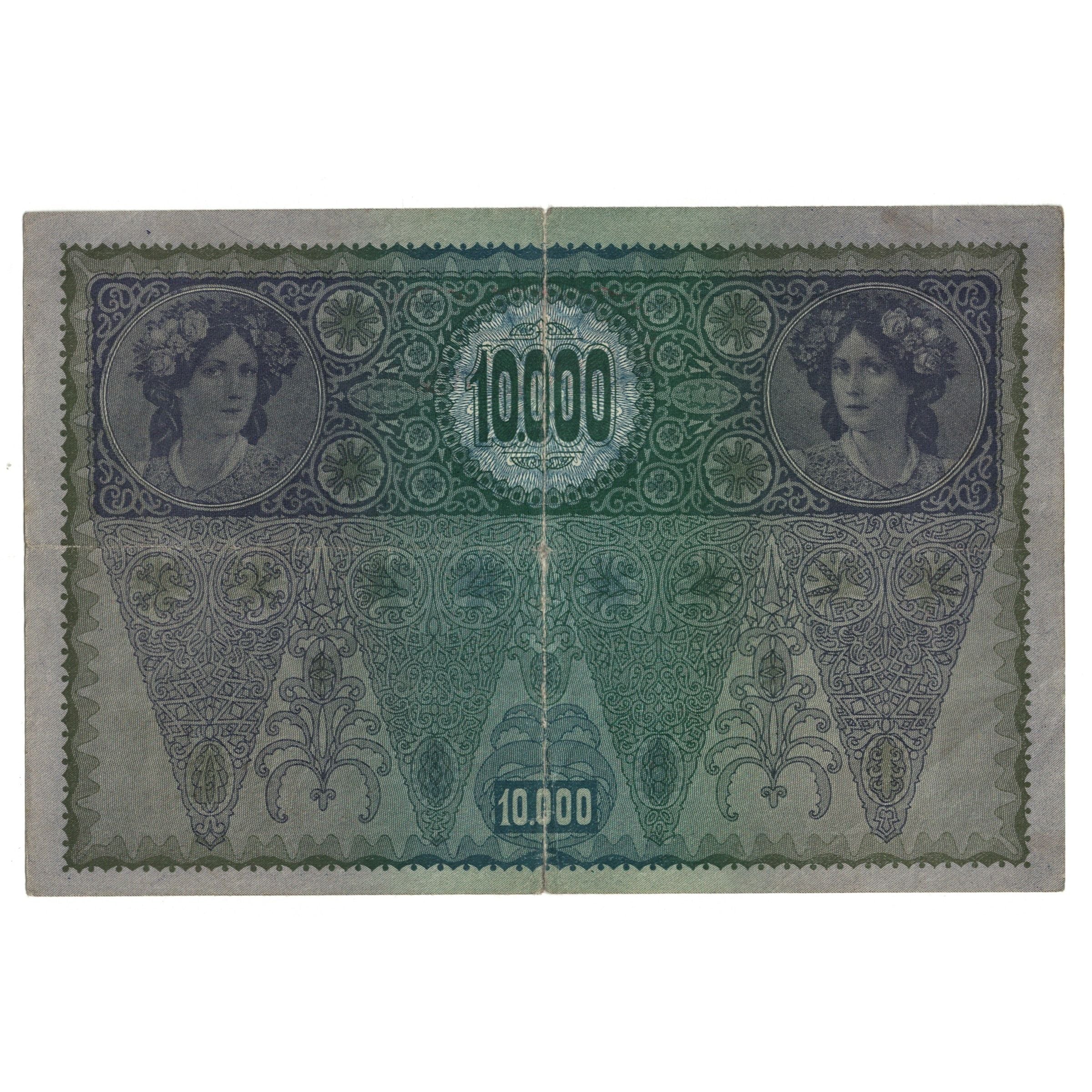 Banknote, Austria, 10,000 Kronen, 1918, 1918-11-02, KM:65, VF(30-35)