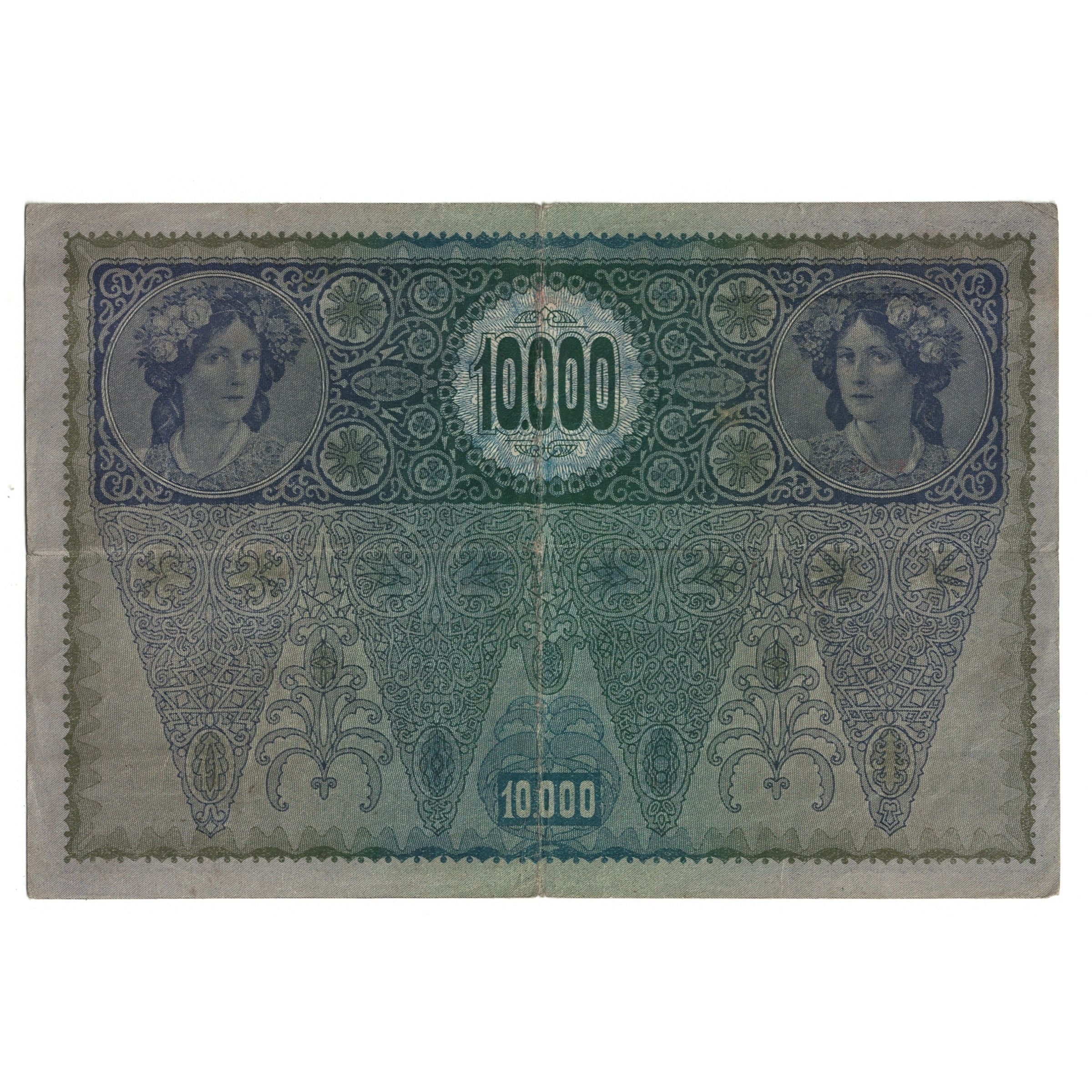 Banknote, Austria, 10,000 Kronen, 1918, 1918-11-02, KM:65, VF(30-35)