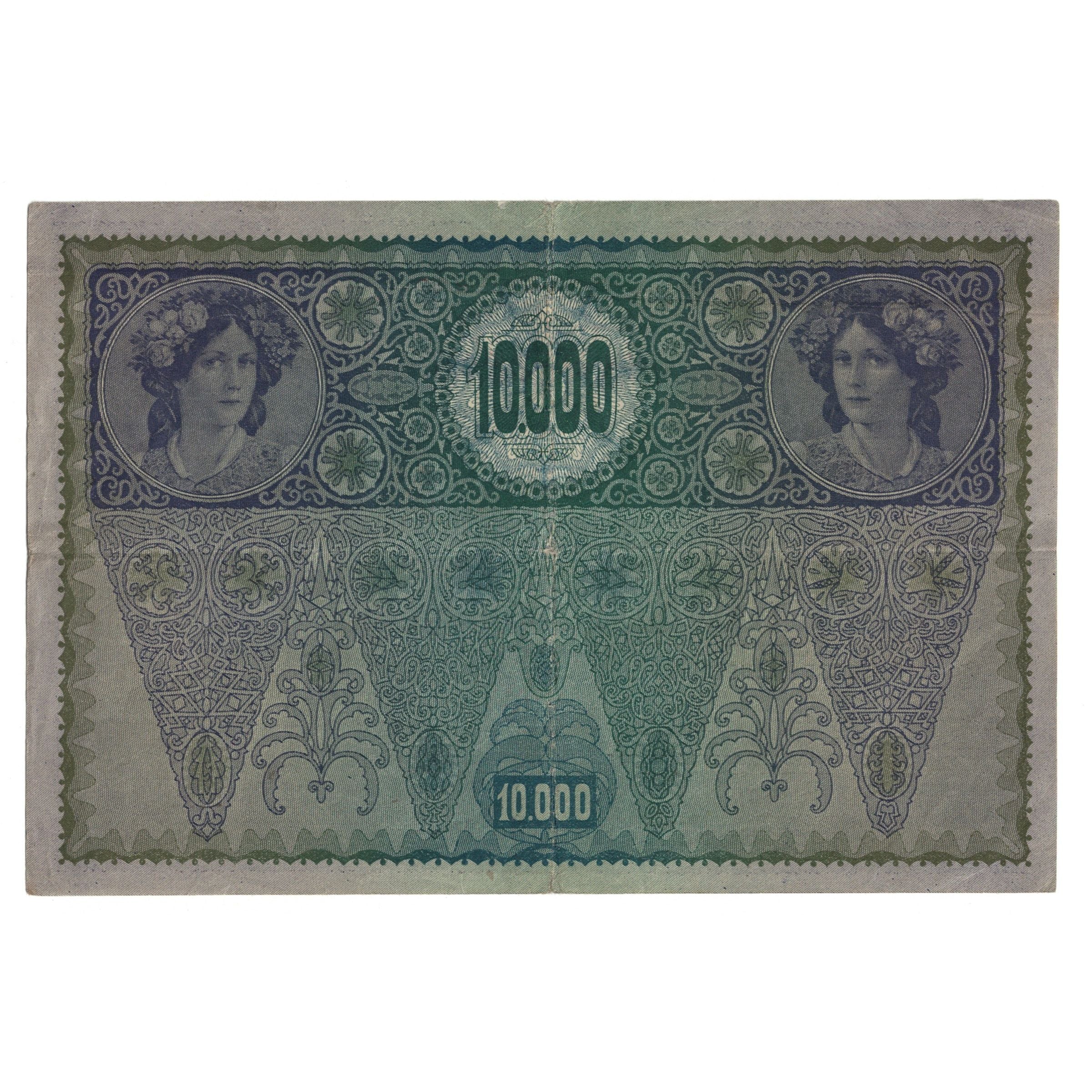 Banknote, Austria, 10,000 Kronen, 1918, 1918-11-02, KM:65, EF(40-45)