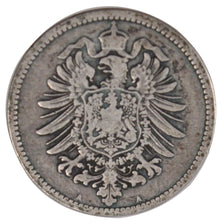 GERMANY - EMPIRE, Mark, 1876, Berlin, KM #7, EF(40-45), Silver, 24, 5.31