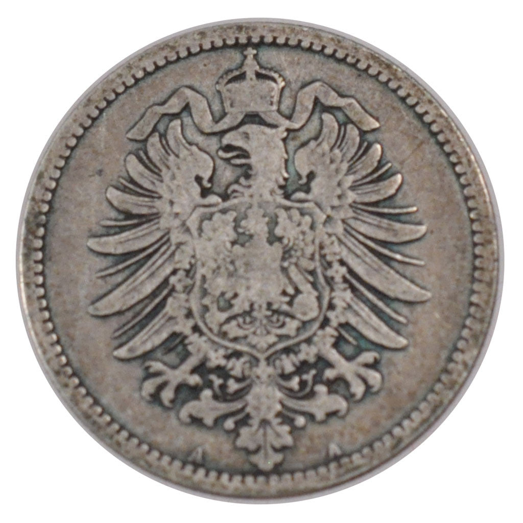 Coin, GERMANY - EMPIRE, Wilhelm I, Mark, 1879, Berlin, EF(40-45), Silver, KM:7