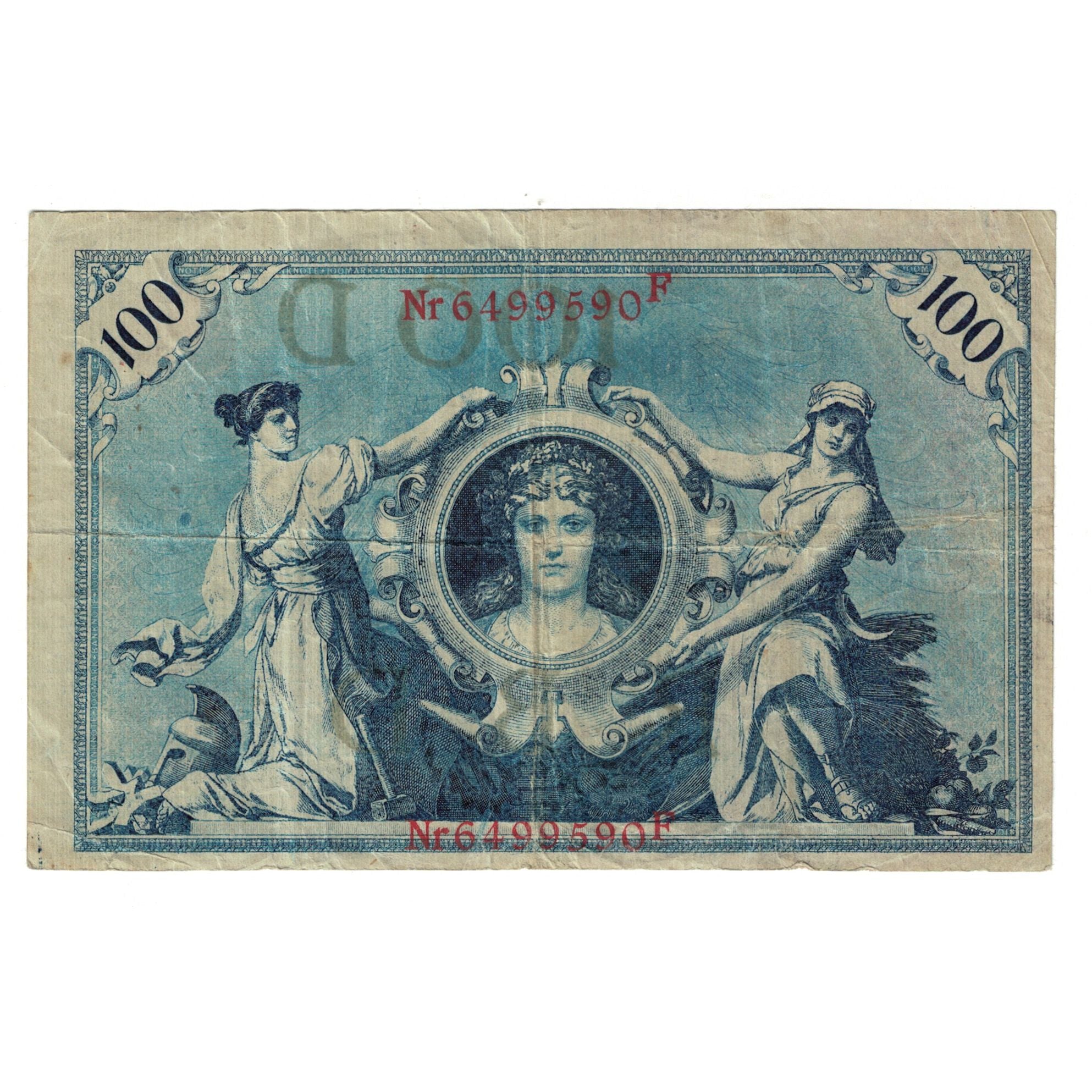 Banknote, Germany, 100 Mark, 1908, 1908-02-07, KM:33a, EF(40-45)
