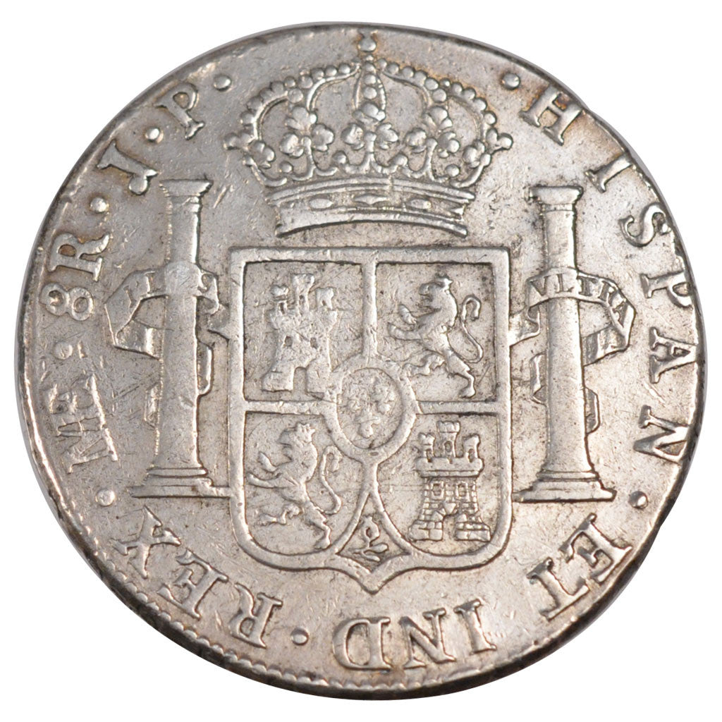 PERU, 8 Reales, 1815, Lima, KM #117.1, EF(40-45), Silver, 27.40