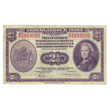 Banknote, Netherlands Indies, 2 1/2 Gulden, 1943, KM:112a, EF(40-45)