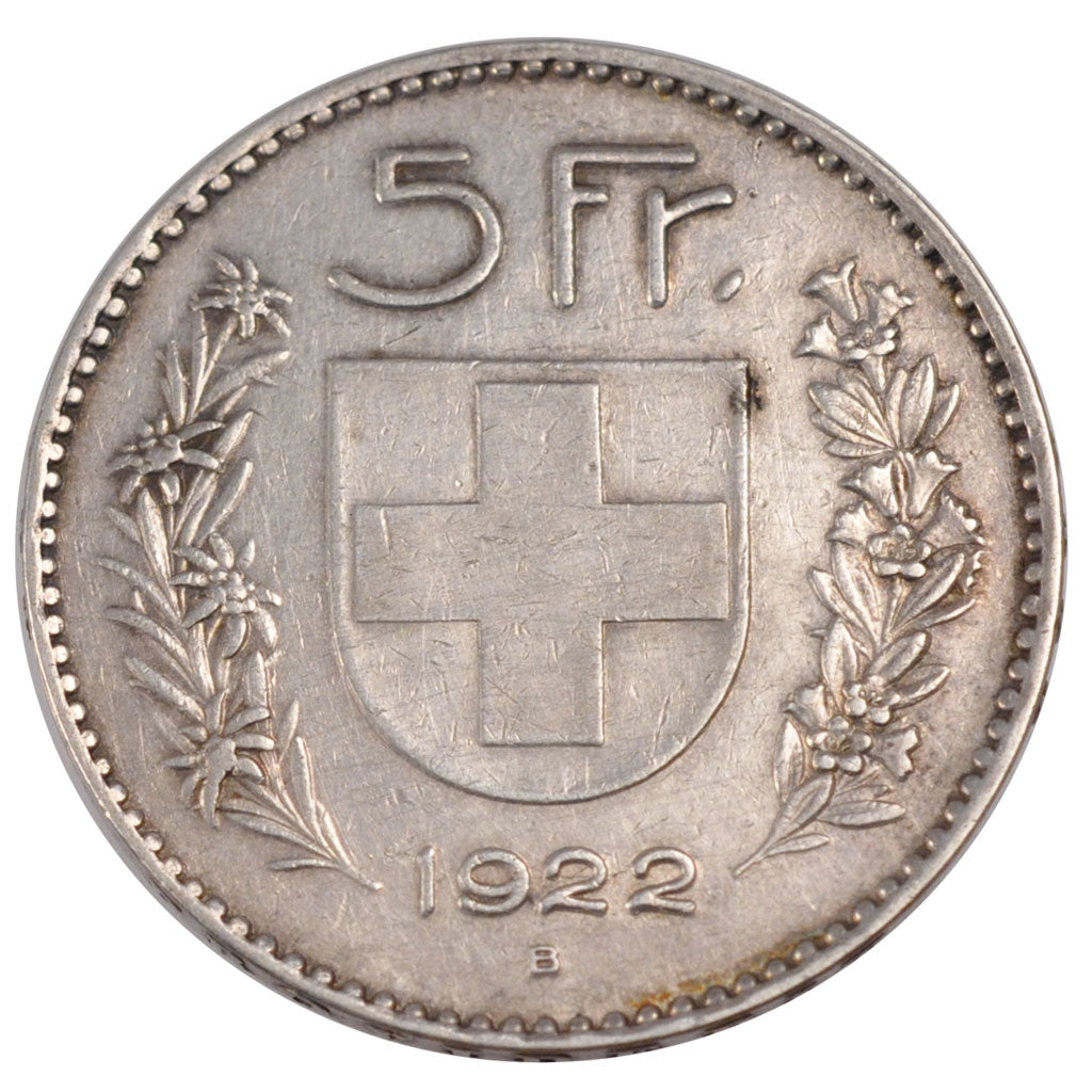 Suisse, Confédération Helvétique, 5 Francs