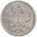 RUSSIA, 20 Kopeks, 1915, Petrograd, KM #22a.2, MS(60-62), Silver, 3.64