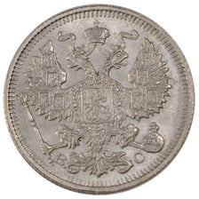 RUSSIA, 20 Kopeks, 1914, Saint-Pétersbourg, KM #22a.1, MS(60-62), Silver, 22, 3.