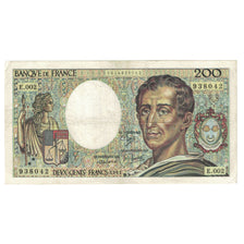 France, 200 Francs, Montesquieu, 1981, E.002 938042, VF(30-35), Fayette:70.1