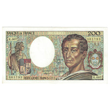 Francja, 200 Francs, Montesquieu, 1981, K.007 365793, EF(40-45), Fayette:70.1