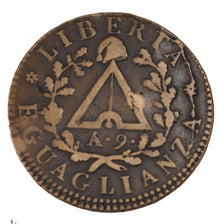 ITALIAN STATES, Due (2) Soldi, 1800, KM #3, VF(20-25), Bronze, 11.05