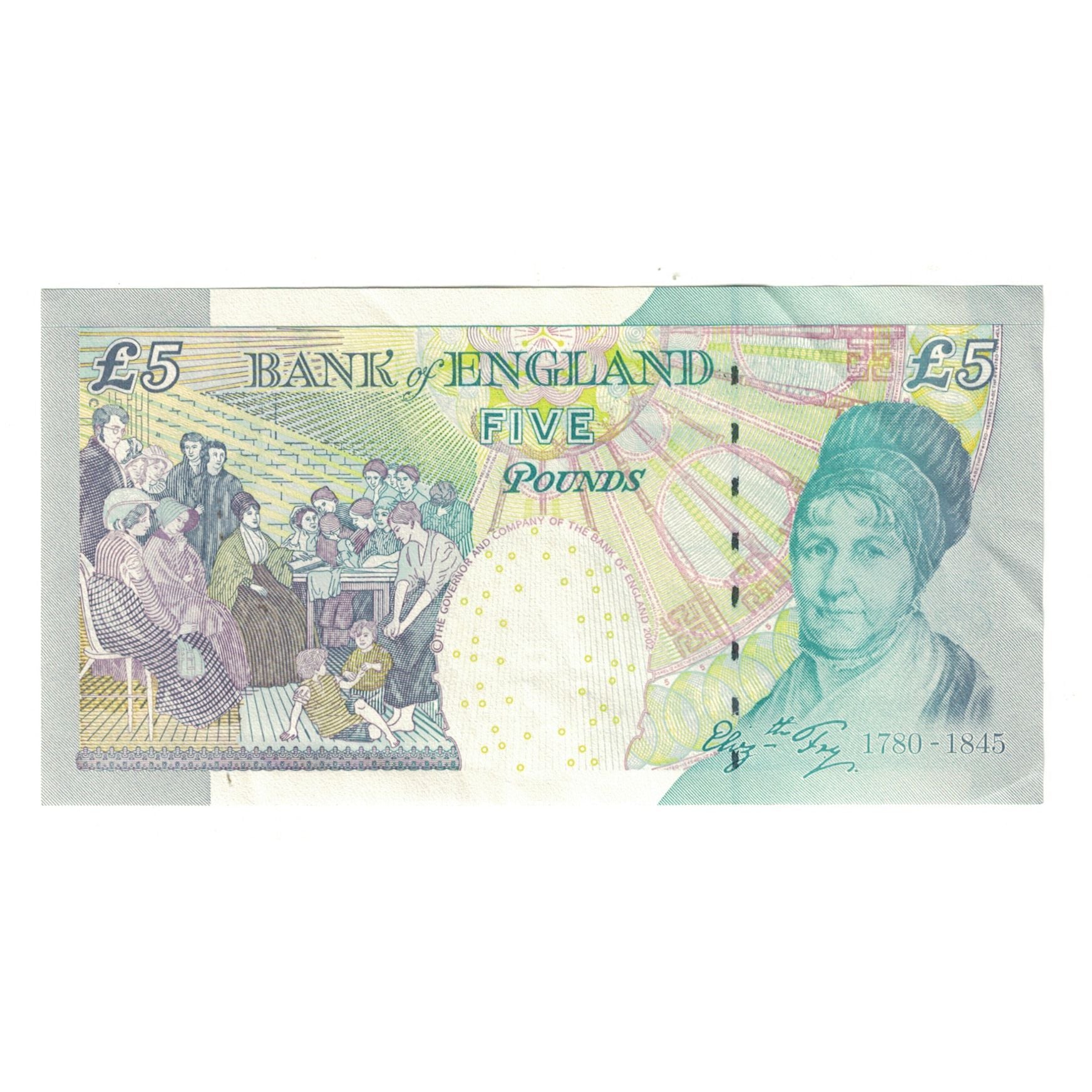Banknote, Great Britain, 5 Pounds, KM:391c, UNC(60-62)