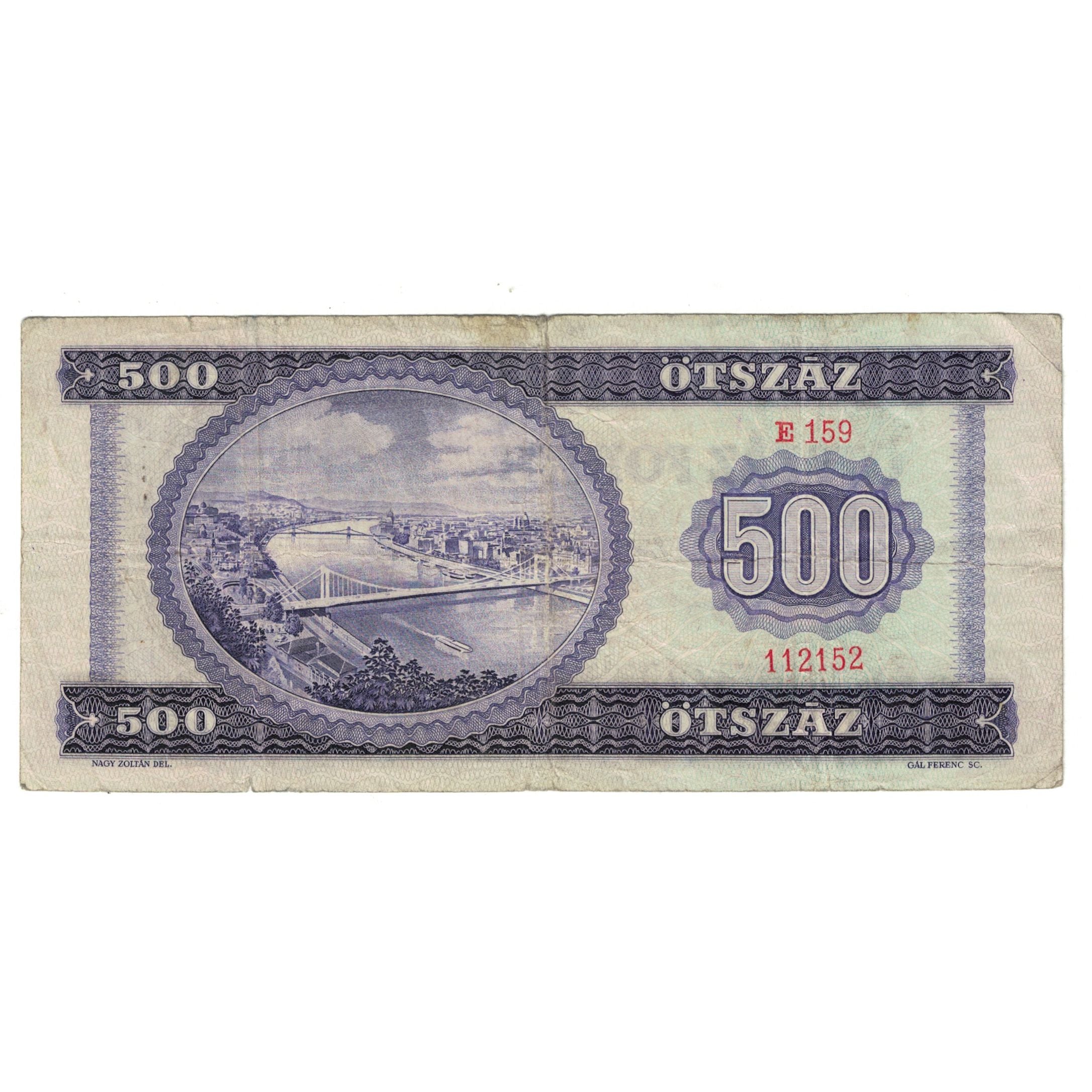 Banknote, Hungary, 500 Forint, 1980, 1980-09-30, KM:172c, VF(30-35)