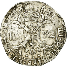 Moneta, Paesi Bassi Spagnoli, BRABANT, Patagon, 1632, Brabant, MB+, Argento