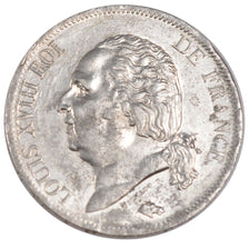 Coin, France, Louis XVIII, Louis XVIII, 5 Francs, 1818, Rouen, MS(60-62)