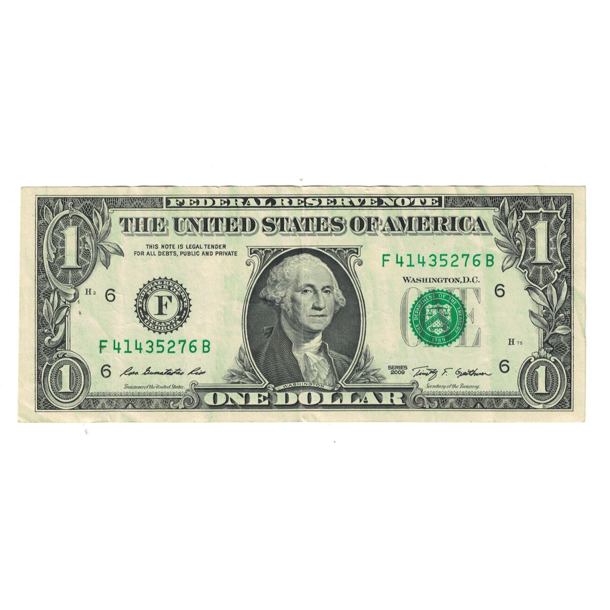 Banknot, USA, One Dollar, 2009, EF(40-45)
