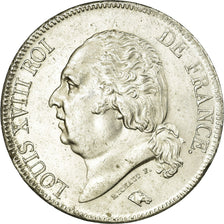 Coin, France, Louis XVIII, Louis XVIII, 5 Francs, 1824, Lille, MS(60-62)