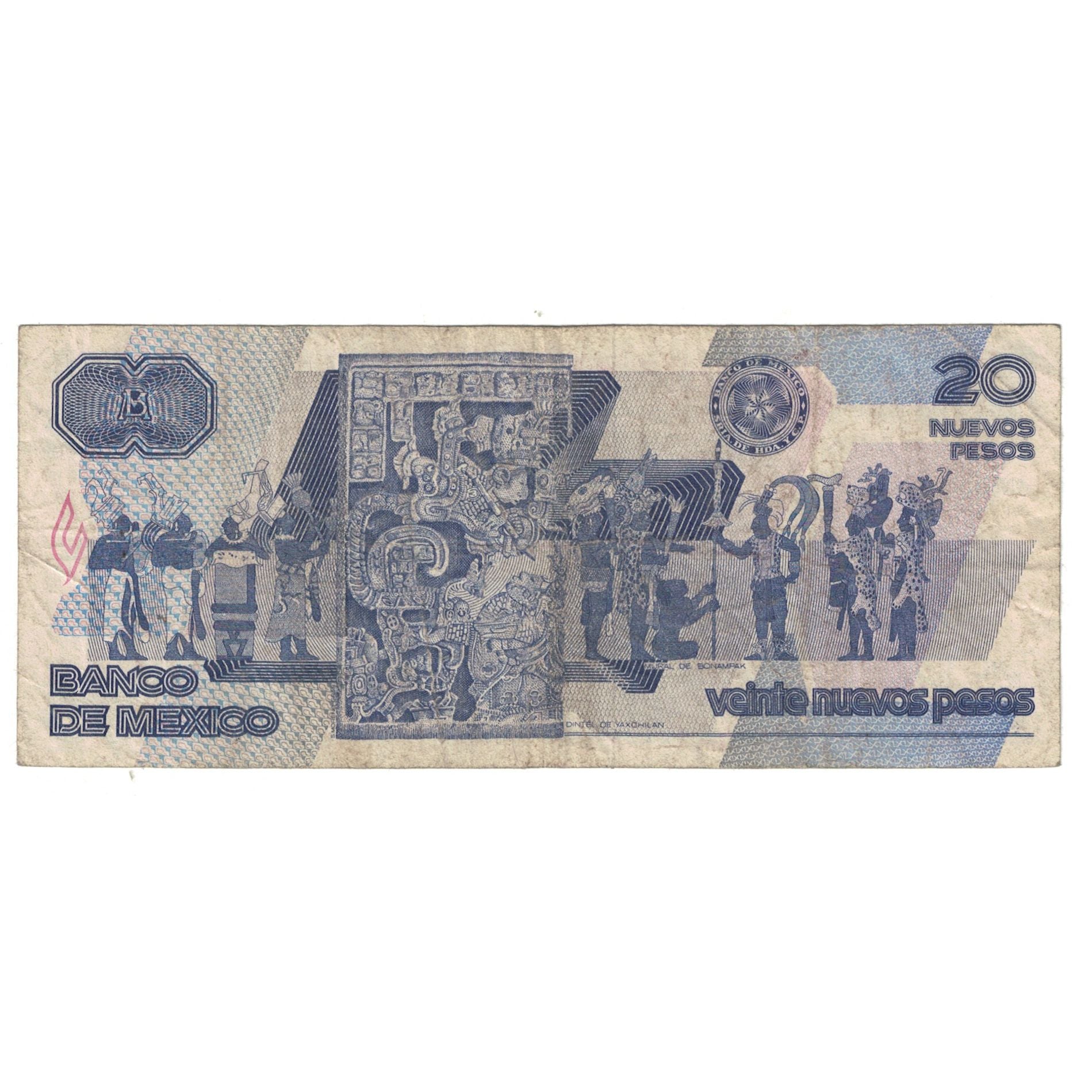 Banknote, Mexico, 20 Nuevos Pesos, 1992, 1992-07-31, KM:96, VF(30-35)